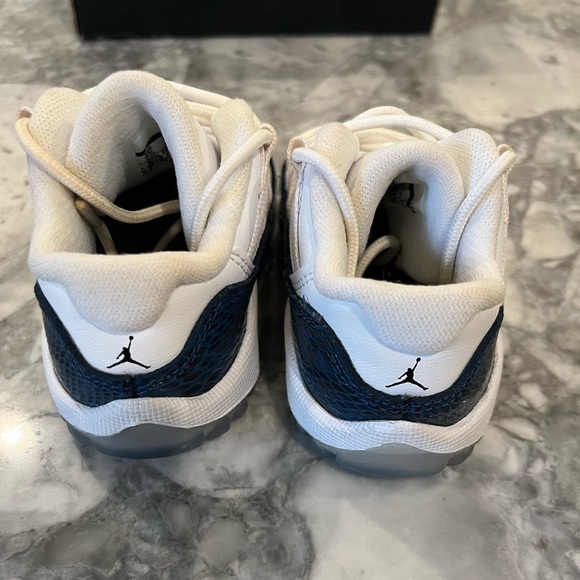 Air Jordan 11 Retro Low 'Navy Snakeskin' (TD) - Picture 3 of 5